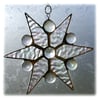Snowflake Suncatcher Stained Glass Star 