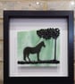 Black Silhouette Horse Picture - Unique Gift for Horse Mad Animal Lover   - Image 1