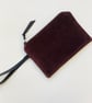 Chocolate Sun and Moon velvet zip-up pouch - Image 2