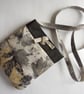 ECO BOTANICAL PRINTED SMALL SHOULDER OR CROSS BODY POUCH