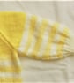 Baby's Knitted Cardigan with Yellow Stripes, Baby Shower Gift, Baby Gift - Image 4