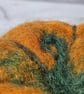 Pumpkin - Needle felted Large Halloween Décor, Autumn Colours, Ornaments - Image 5