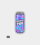 Funny Snarky Soda Can Sticker For Adults - Unhinged Pop