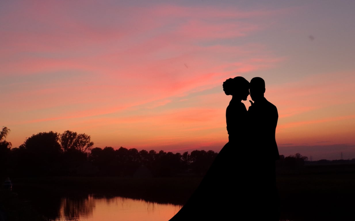 Romantic Couple Card A5 