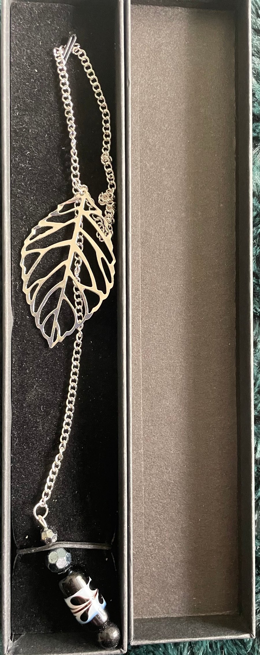 Silver Leaf Bookmark