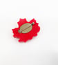 Maple Tree Leaf Shaped Resin Statement Brooch 4 colours - Image 6