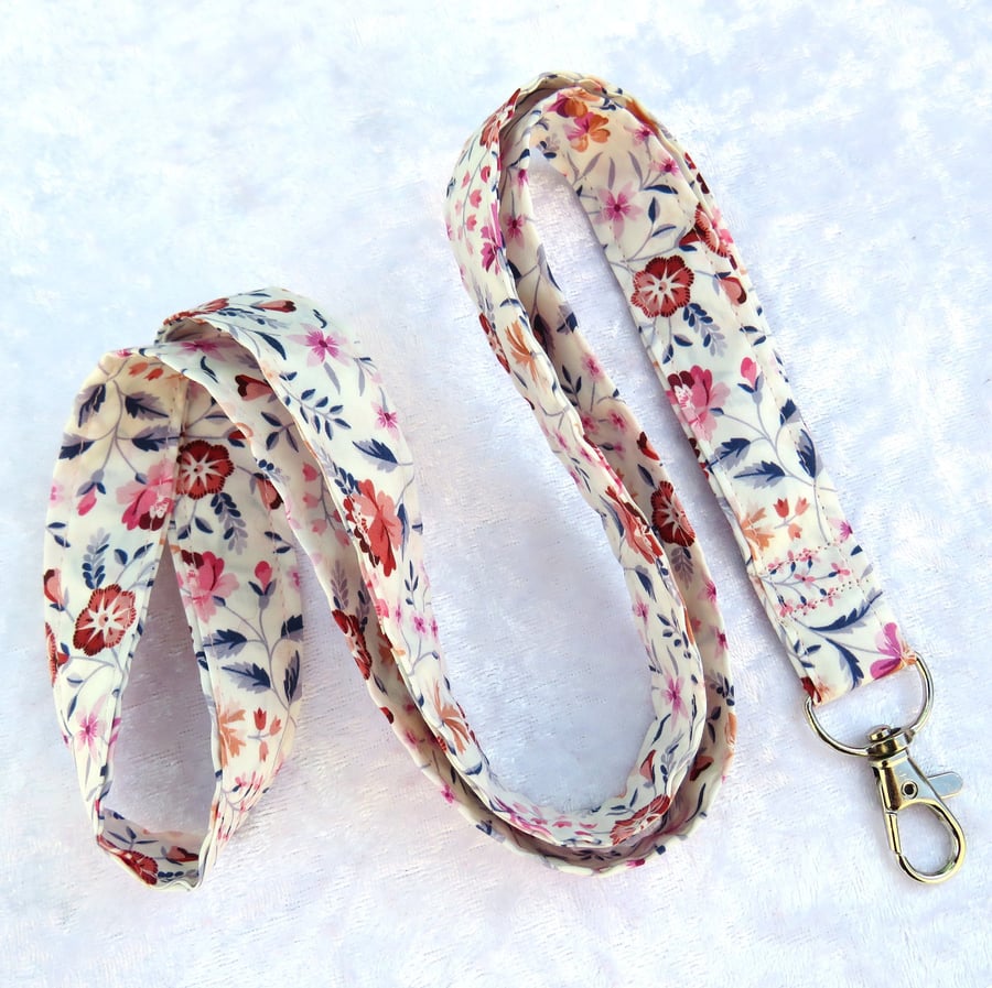 Liberty print lanyard, Robyn Emily design