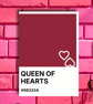 Mother's Day QUEEN OF HEARTS Greeting Card – Colour Swatch Series (A6)