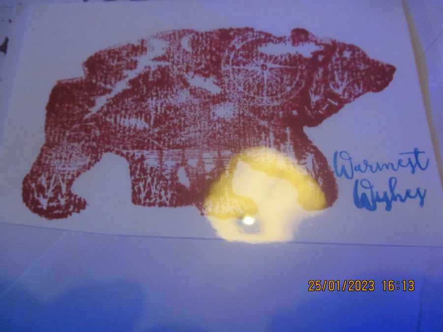 Warmest Wishes Polar Bear Card