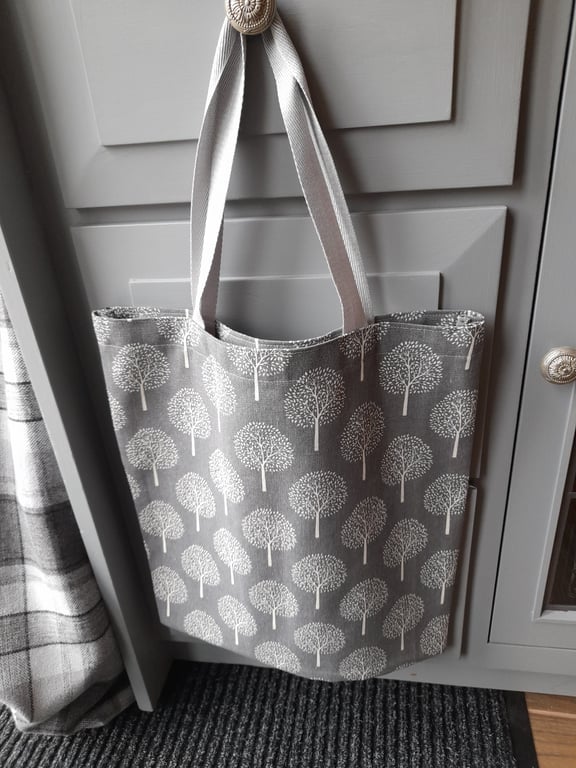 Mulberry Tree Tote Bag, Shopper. Natural Linen look. With Free Delivery