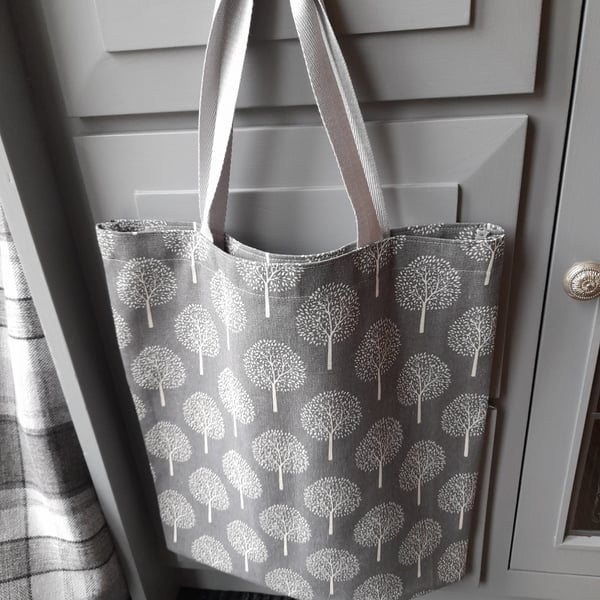 Mulberry Tree Tote Bag, Shopper. Natural Linen look. With Free Delivery
