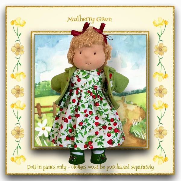 Tilly Tucker- a handcrafted Mulberry Green doll