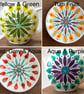 Hand Painted Mandala Ceramic Sugar Bowl, Retro Modern Pottery - Image 8