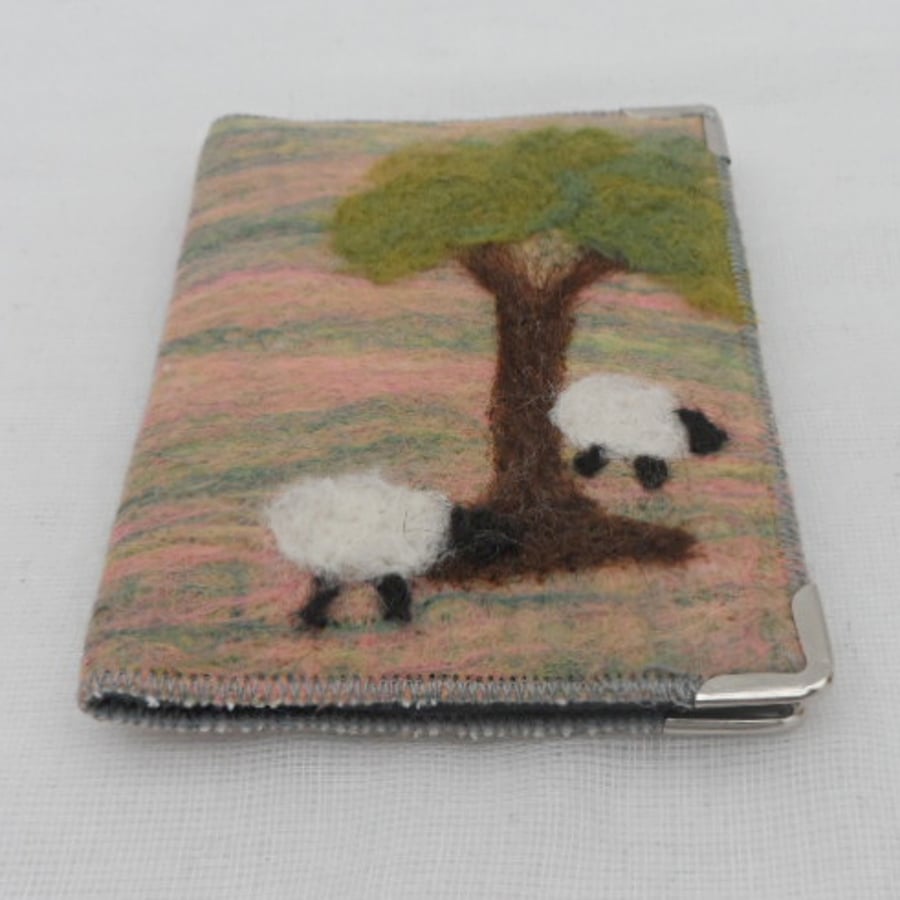 Business card, credit card, ID card holder, grazing sheep