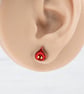 Titanium studs Flatwoods monster stud earrings - Acrylic hypoallergenic cryptid - Image 2