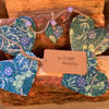 Wooden Rustic William Morris Heart Garland