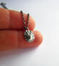 Silver Limpet Sea Shell Necklace - Oxidised Fine Silver - Image 2