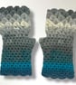 Crocheted Fingerless Dragon Scale Gloves - Image 2