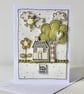 'Home Sweet Home' - Handmade Blank Card - Image 3