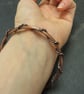 Copper twist bangle, Solid copper bracelet, 7th anniversary gift, Unisex - Image 4