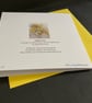 Modern Yellow Iris blank greeting card - Image 3