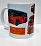 BUS, D9,COACH,CERAMIC MUG,MIDLAND REd BUSES - Image 1