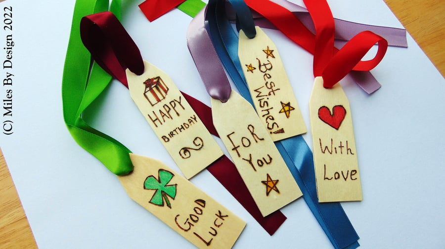 Assorted Wooden Gift Tags