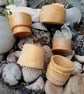 Five Rustic Hand-Turned Wooden Bowls - Image 5