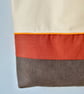Colour Block Tote Bag - Copper Canopy, Handmade in Bristol - Image 2