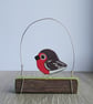 Robin, bird ornament, Robin hanging decoration. - Image 2