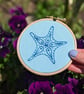 Starfish Embroidery Kit A - Complete kit with detailed instructions - 4" hoop - Image 5