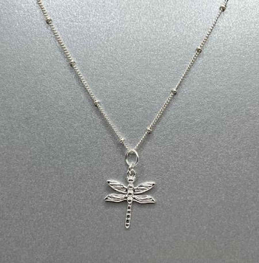 925 sterling silver satellite chain with choice of pendants 
