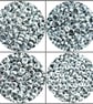 7mm Silver Acrylic Alphabet Beads, Flat Round Mixed & Single Letters - Image 8