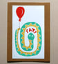Party Animals Snake Card - Image 1