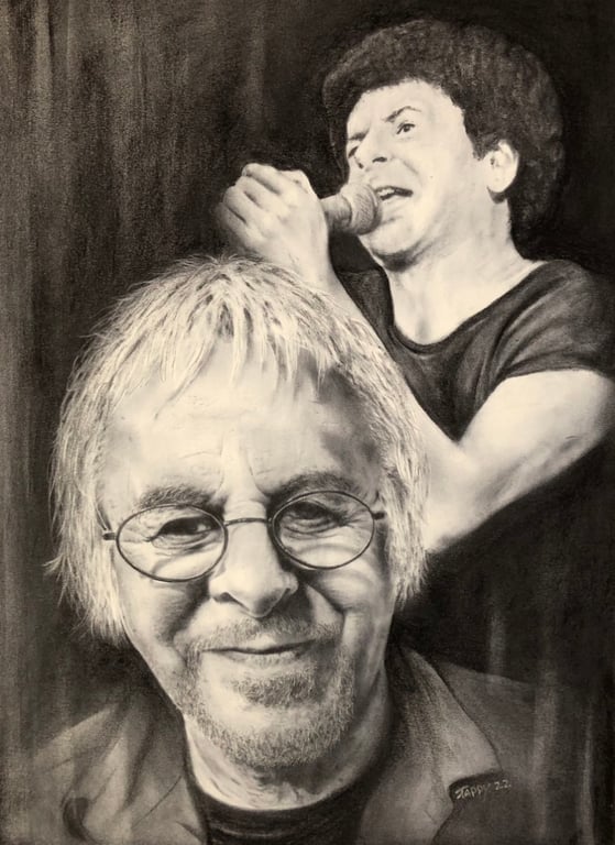 Charlie punk art portrait  print