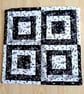 Quilted patchwork cushion cover - Image 4