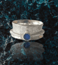 Silver Sea Glass Spinner Ring - Image 3