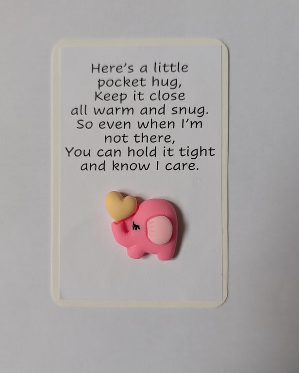 Pocket hugs - elephant