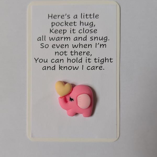 Pocket hugs - elephant