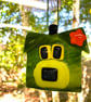 Green Glass doggy suncatcher