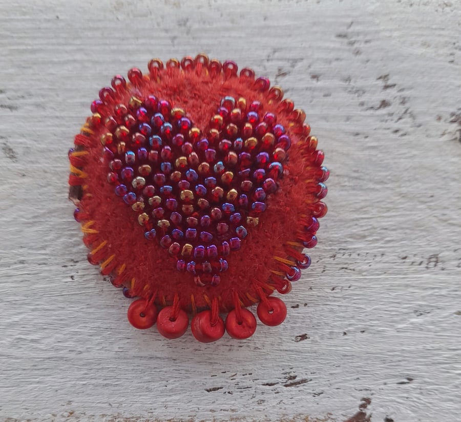 Textile Brooch