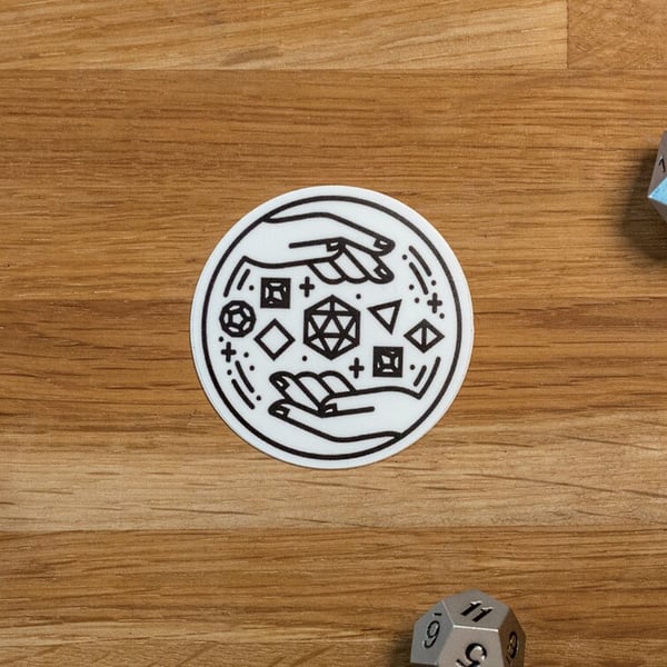 Dungeon Master Sticker - accessories for D&D players