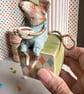 Henry a whimsical spun cotton mouse - Image 5