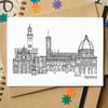 Florence Skyline Greetings Card