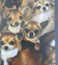 Sending you cuddles Chihauhau puppies greetings card - Image 4