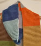 Hand knitted scarf in beautiful Earth tones - Image 2