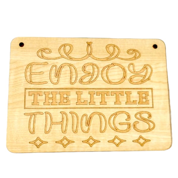 Wooden Wall Plaque, Inspirational Home Decoration with Motivational Quote