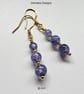 Designer AA 6.15ct Tanzanite Gold Vermeil Earrings  - Image 6
