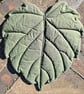 Linden Leaf Sitting Mat - blue floral - Image 2