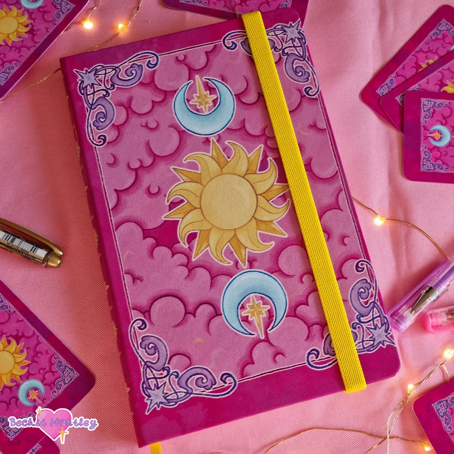 Tarot Journal - Leatherette Dot Grid Journal - Witchy Gifts